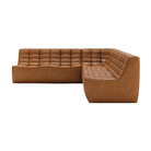 The N701 Modular Square Corner Sofa 2-2 Old Saddle Right from Ethnicraft.