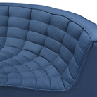 The N701 Modular Square Corner Sofa 2-3 from Ethnicraft, blue standard fabric with curved details. all-groups