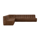 The N701 Modular Square Corner Sofa 2-3 Chestnut Left from Ethnicraft.