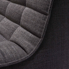 The N701 Modular Square Corner Sofa 2-3 Right from Ethnicraft in dark grey standard fabric in details. all-groups