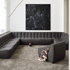 The N701 Modular Square Corner Sofa 2-3 Dark Grey from Ethnicraft in the living room. all-groups
