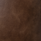 The N701 Round Leather Footstool from Ethnicraft chestnut leather swatch.