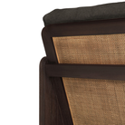 The Panel Lounge Chair by Ethnicraft  backrest in detail.