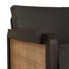 The Panel Lounge Chair by Ethnicraft focusing on the corner.