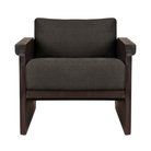 The Panel Lounge Chair by Ethnicraft from a front angle.