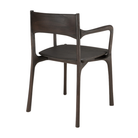 The PI Dining Chair with Armrest by Ethnicraft from the back side.