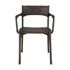 The PI Dining Chair with Armrest by Ethnicraft from the front side.