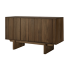 The 47-inch Pillar Sideboard by Ethnicraft from a side angle.