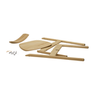 The Risu Dining Chair by Ethnicraft of open parts.