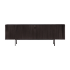 The 88-inch Roller Max Sideboard from Ethnicraft in teak off black.
