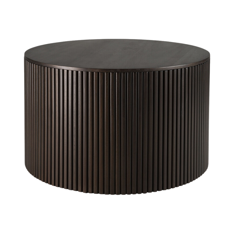 The 23.5-inch Roller Max Coffee Table with storage from Ethnicraft.
