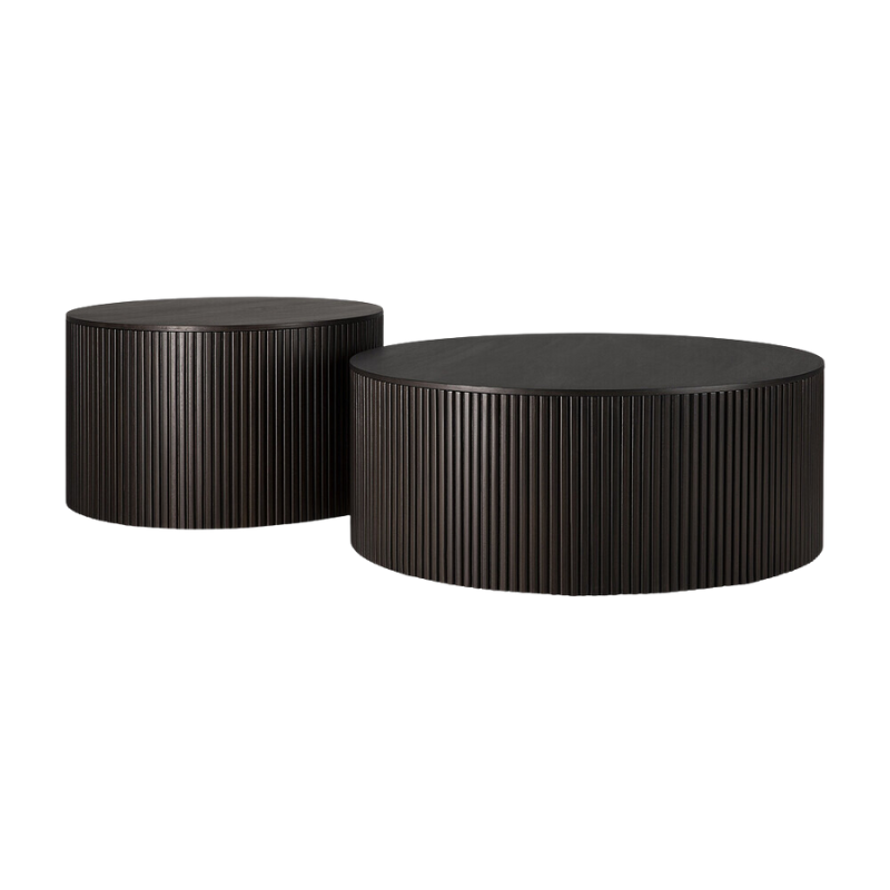 The 23.5 and 31.5-inch Roller Max Coffee Table from Ethnicraft.