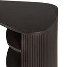 The Roller Max Desk by Ethnicraft from the edge close-up.