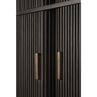 The Roller Max Filing Cabinet from Ethnicraft highlighting the door handles.