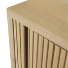 Top view of the 88-inch Roller Max Sideboard from Ethnicraft in oak.