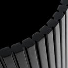 The Roller Max Paper Basket by Ethnicraft with a close-up from the top angle.