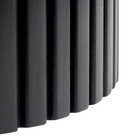 The Roller Max Paper Basket by Ethnicraft with the woodwork details.