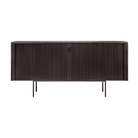 The 66-inch Roller Max Sideboard from Ethnicraft in teak off black.