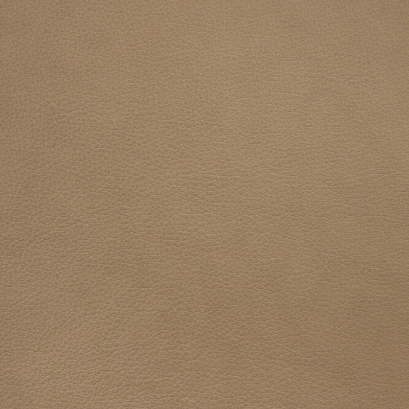 The Upholstered Eye Lounge Chair by Ethnicraft has a sienna leather texture.