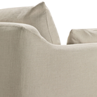 The bone Weave Sofa by Ethnicraft with the armrest close.up