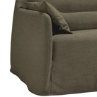 The Green Weave Sofa by Ethnicraft with the base close-up.