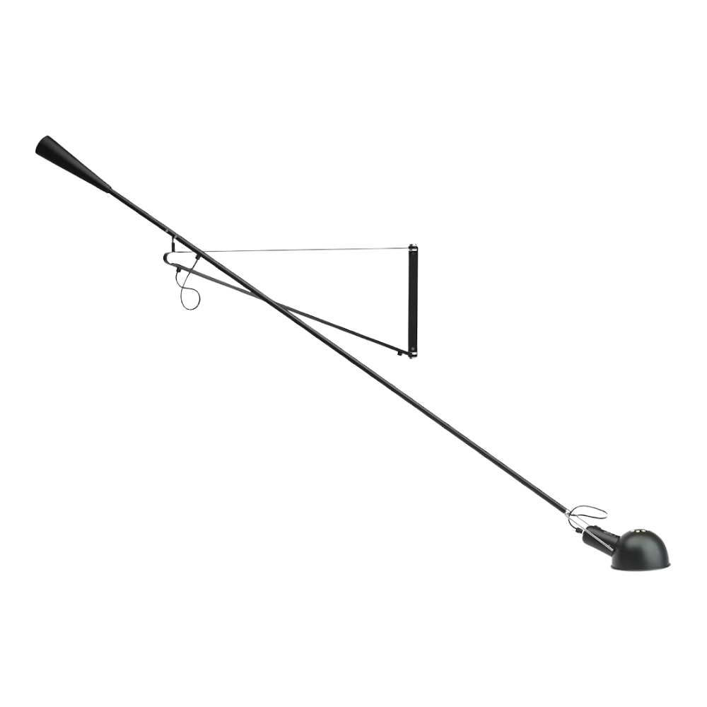 The black 265 Wall Lamp from Flos.