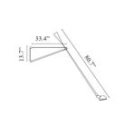 The 265 Wall Lamp from Flos dimensions. all-groups