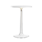 The Bon Jour Table Lamp from Flos in white with no crown.