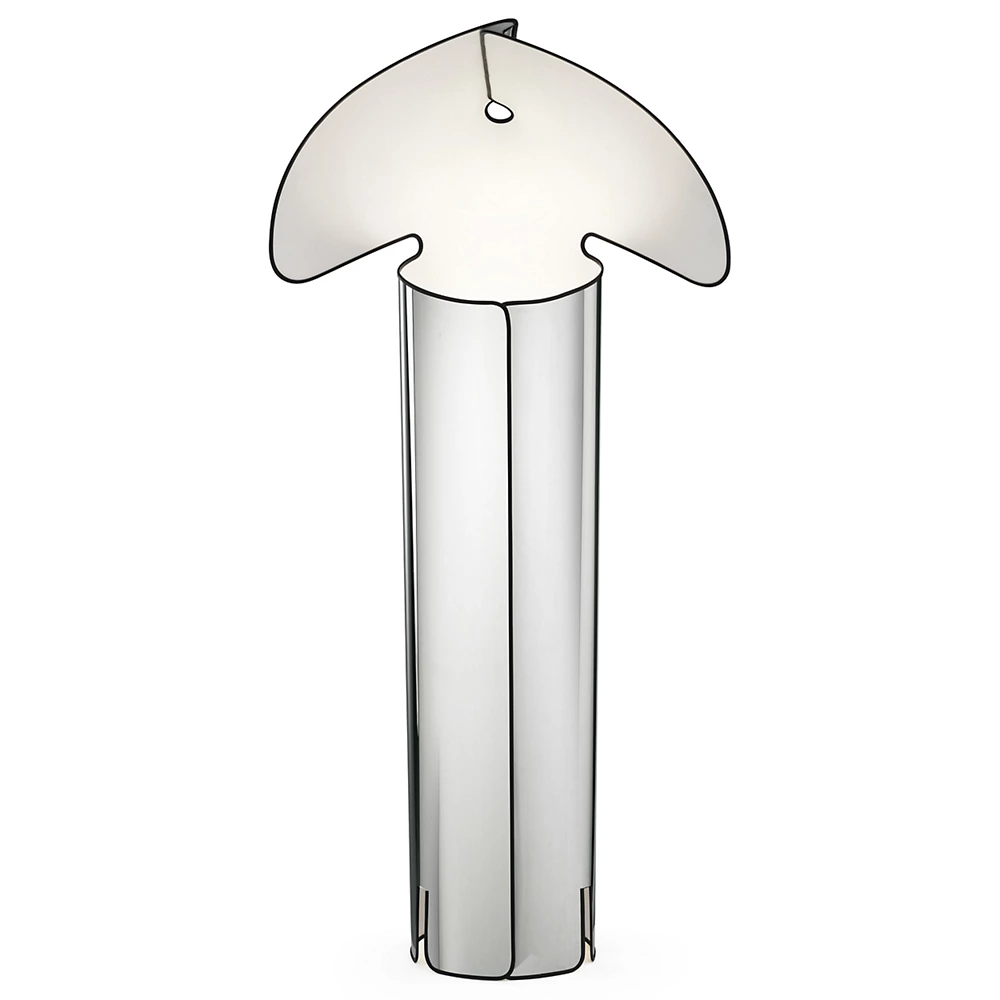 The Chiara Floor Lamp by Flos from the front.