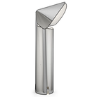 The Chiara Floor Lamp by Flos from a profile view.