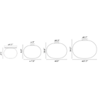 Glo Ball by Flos shade dimensions. all-groups