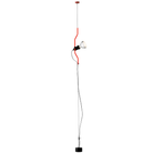 The Parentesi Lamp from Flos in Red.