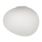 The Gregg 1 Semi Wall Sconce from Foscarini in small in white.