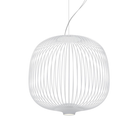The Spokes 2 Pendant from Foscarini in large in white.