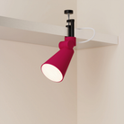 The hibiscus Aim Clamp Light from Gantri with the black clamp.
