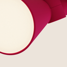The hibiscus Aim Clamp Light from Gantri close up.