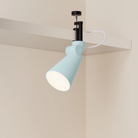 The sky Aim Clamp Light from Gantri with the black clamp.