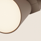 The smoke Aim Clamp Light from Gantri close up.