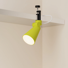 The sprout Aim Clamp Light from Gantri with the black clamp.