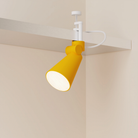 The sunrise Aim Clamp Light from Gantri with the white clamp.