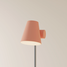 The blossom Aim Floor Light from Gantri with the chrome rod option.