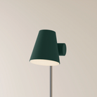 The forest Aim Floor Light from Gantri with the chrome rod option.