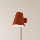 The sedona Aim Floor Light from Gantri with the chrome rod option.
