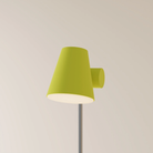 The sprout Aim Floor Light from Gantri with the chrome rod option.