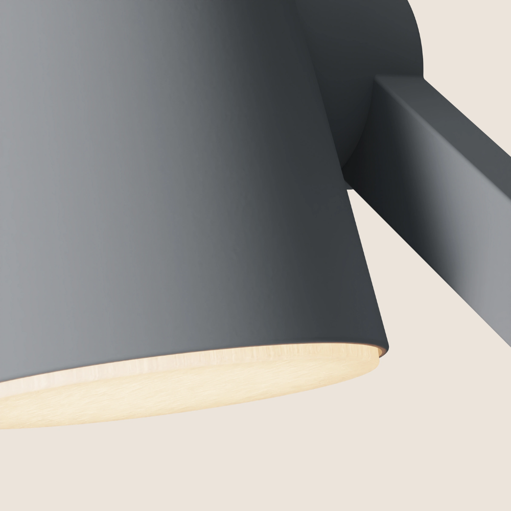 The fog Aim Task Light from Gantri close up.