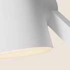 The snow Aim Task Light from Gantri close up.