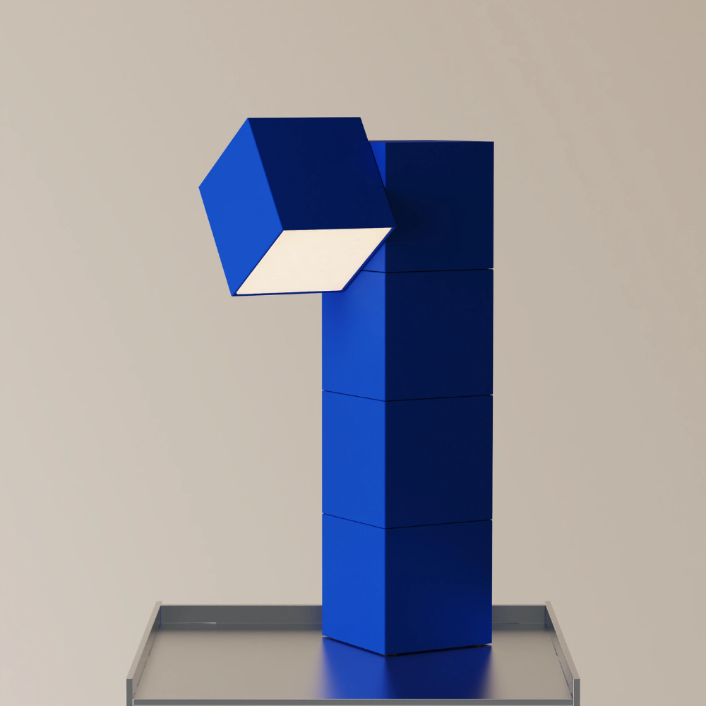 The cobalt Analog Task Light from Gantri. 