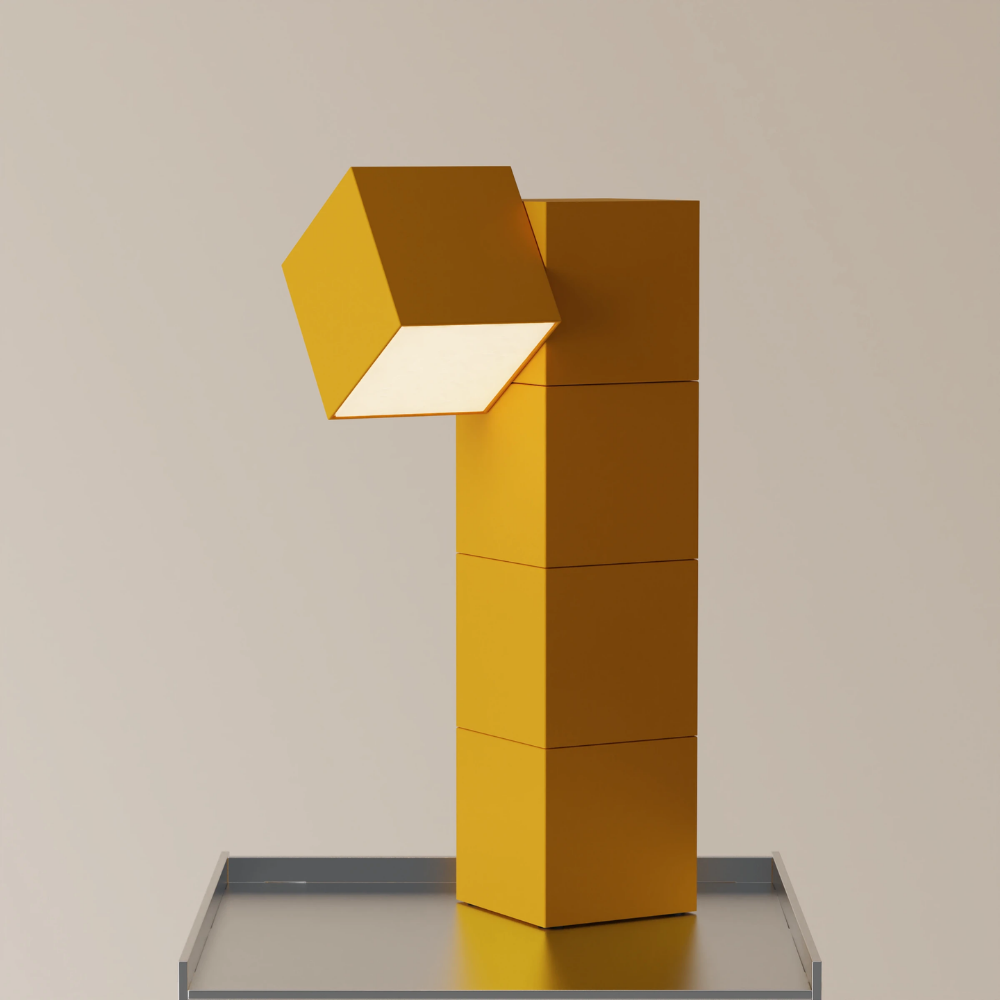 The mustard Analog Task Light from Gantri.