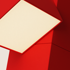 The poppy Analog Task Light from Gantri close up.