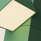 The sage Analog Task Light from Gantri close up.